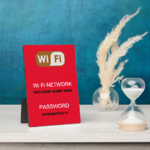 Benutzerdefinierte WiFi-Netzwerk-Passwort-Info in