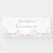Benutzerdefinierte Wildblumen Banner (Horizontal)