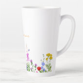 Benutzerdefinierte Wildblumen Edelstahl Kaffeether Milchtasse (Rechts)