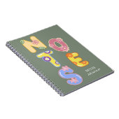 Benutzerdefinierte Wildblumen Notizblock (Rechte Seite)