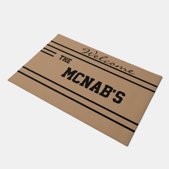 Benutzerdefinierte Willkommens-Mappe - Personalisi Fußmatte (Schrägansicht)