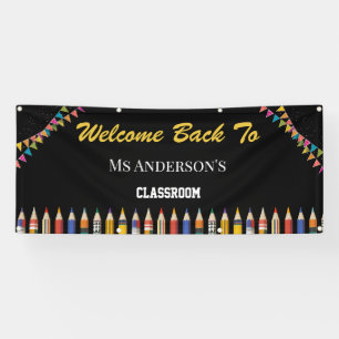 benutzerdefinierte Willkommensgrüße zurück im Klas Banner