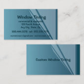 Benutzerdefinierte Windows-Tinting-Wartung Visitenkarte (Vorne/Hinten)