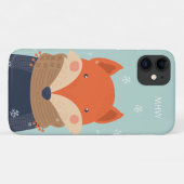 Benutzerdefinierte Winter Fox-Gehäuse Case-Mate iPhone Hülle (Rückseite (Horizontal))