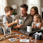 Benutzerdefinierte „Wir lieben dich, Daddy“ Silhou Tasse