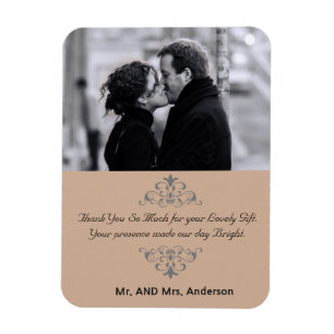 Benutzerdefinierte Wirbel Gastgeschenk Hochzeit Da Magnet