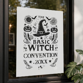 Benutzerdefinierte Witchcore Gruselige Saison Fens Fensteraufkleber