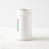 Benutzerdefinierte Words-Tasse Bierglas (Mittel)