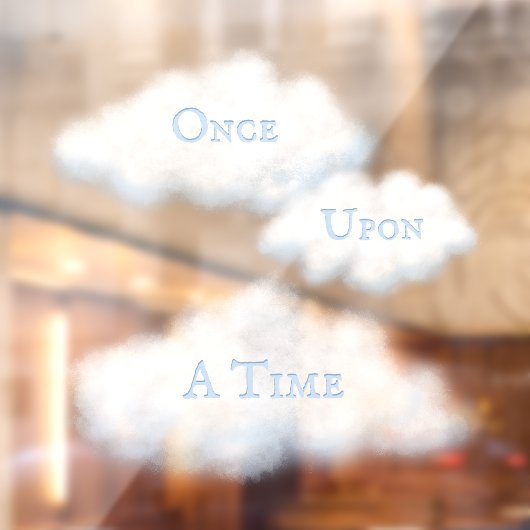 Benutzerdefinierte Wörter auf flauschigen weißen W Fensteraufkleber (Blatt 2)