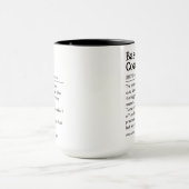Benutzerdefinierte Würdigung für Baseballtrainer-D Tasse (Zentrum)