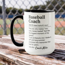 Benutzerdefinierte Würdigung für Baseballtrainer-D