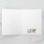 Benutzerdefinierte Wurst Hunde Dackel Valentinstag Karte (Innenseite)