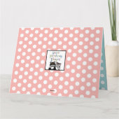 Benutzerdefinierte Wurstkarte der Dackel Muttertag Karte (Rückseite)