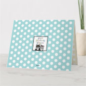 Benutzerdefinierte Wurstkarte der Dackel Muttertag Karte (Rückseite)