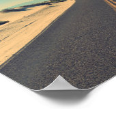 Benutzerdefinierte Wüstenstraße Poster (Ecke)