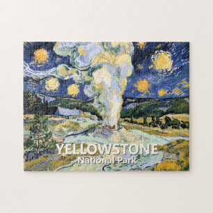 Benutzerdefinierte Yellowstone Old Faithful Geyser Puzzle