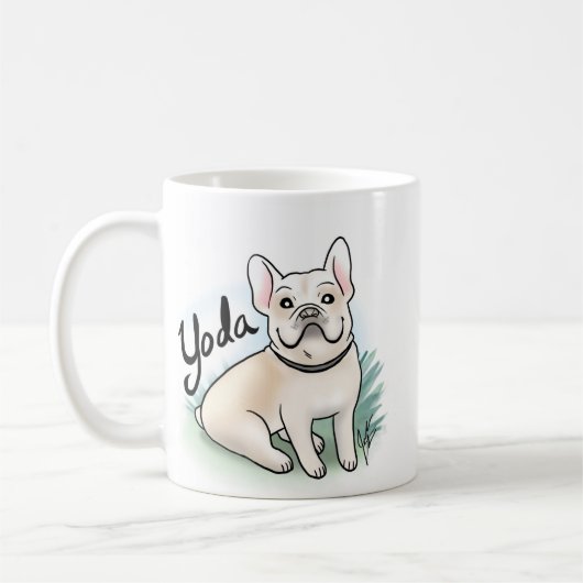 Benutzerdefinierte "Yoda"-Tasse Kaffeetasse (Links)