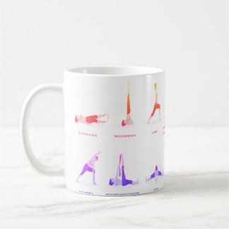 Benutzerdefinierte Yoga-Pose-Tassen zum Verschenke Kaffeetasse