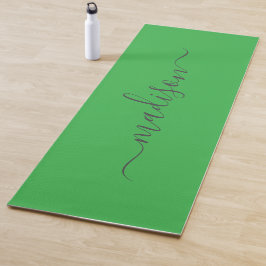Benutzerdefinierte Yogamatte mit Namen