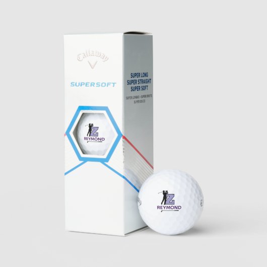 Benutzerdefinierte Z Violette Anfangsmarkierung - Golfball (Verpackung)