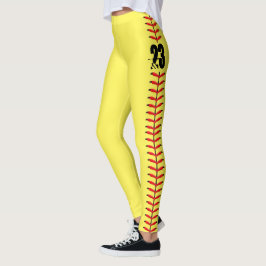 Benutzerdefinierte Zahlensoftware Leggings