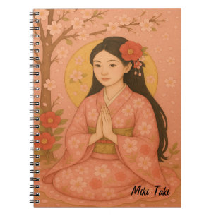 Benutzerdefinierte Zen-Yoga-Meditations-Mindfulnes Notizblock