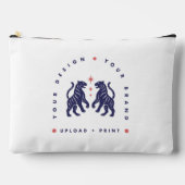 Benutzerdefinierte Zip-Beutel | Ihr Design-Upload Zubehörtasche (Vorderseite)