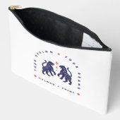 Benutzerdefinierte Zip-Beutel | Ihr Design-Upload Zubehörtasche (Offen)
