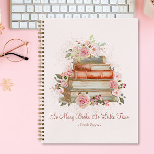 Benutzerdefinierte Zitatbücher und Vintage-Rosa Ro Notizblock