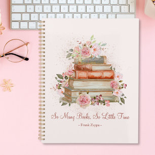 Benutzerdefinierte Zitatbücher und Vintage-Rosa Ro Planer