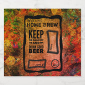 Benutzerdefinierte Zuhause Brew Beer Flaschen Labe Bierflaschenetikett (Einzelnes Label)