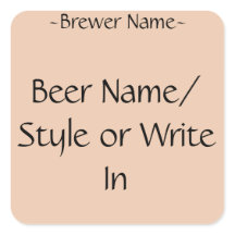 Benutzerdefinierte Zuhause Brew Beer Flaschen Labe