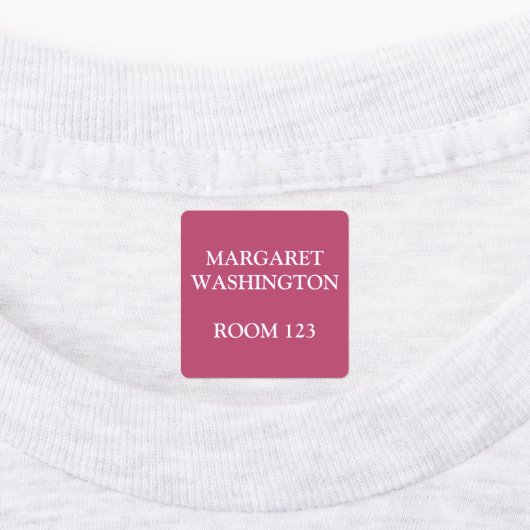 Benutzerdefinierte Zuhause in Wohnräumen rosa Eise Etiketten (Befestigt)