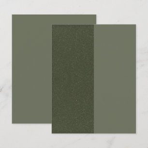 Benutzerdefinierte zweifarbige Moosgrüne flache Ka Save The Date