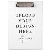 Benutzerdefinierte Zwischenablage Klemmbrett (Vorderseite)