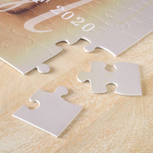 benutzerdefinierten Abschluss für Skriptmonogramm- Puzzle (Seite)