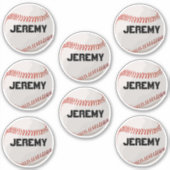benutzerdefinierten Baseball-Namen oder Team hinzu Aufkleber (Vorderseite)