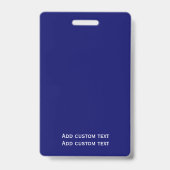 benutzerdefinierten blauen Foto Mitarbeiter Abzeic Ausweis (Rückseite)