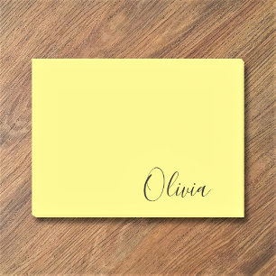 Benutzerdefinierten Namen auswählen Hintergrundfar Post-it Klebezettel
