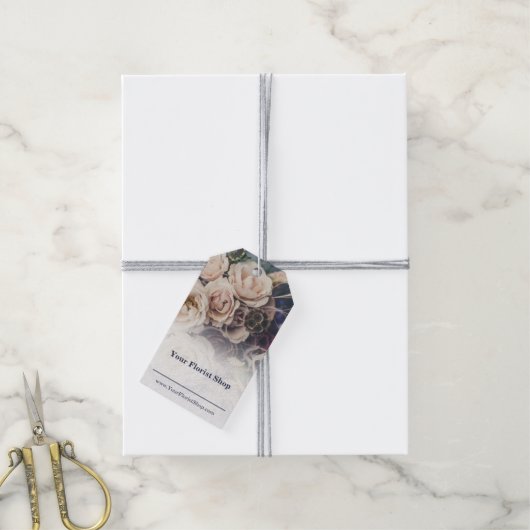 📷 🌷 benutzerdefinierten QR-Blume Geschenkanhänger (Mit Garn)