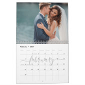 benutzerdefinierten Skriptkalender für Hochzeitssk Kalender (Feb 2027)