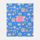 benutzerdefinierten Zuhause Sweet Zuhause Fleecedecke (Vorderseite)