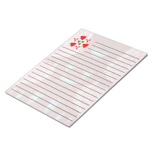Benutzerdefinierter 11" x 8.5" Notepad - 40 Seiten Notizblock