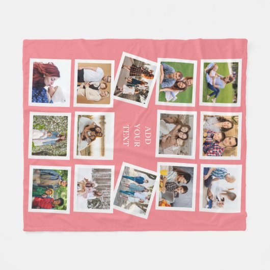 Benutzerdefinierter 14-Fotomaterial mit benutzerde Fleecedecke (Vorderseite (Horizontal))