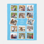 Benutzerdefinierter 14-Fotomaterial mit benutzerde Fleecedecke (Vorderseite)