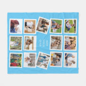 Benutzerdefinierter 14-Fotomaterial mit benutzerde Fleecedecke (Vorderseite (Horizontal))