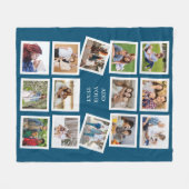 Benutzerdefinierter 14-Fotomaterial mit benutzerde Fleecedecke (Vorderseite (Horizontal))