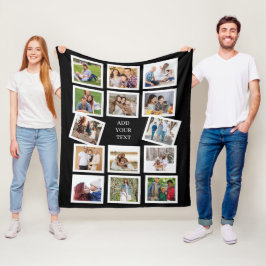 Benutzerdefinierter 14-Fotomaterial mit benutzerde Fleecedecke