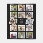 Benutzerdefinierter 14-Fotomaterial mit benutzerde Fleecedecke (Vorderseite)