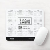 Benutzerdefinierter 2026-Kalender Firmenlogo Mousepad (Mit Mouse)